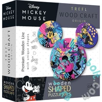 Trefl 505 db-os Wood Craft Shaped Prémium Fa Puzzle - Disney - Mickey Mouse (20168)
