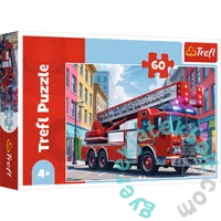 Trefl 60 db-os puzzle - Tűzoltóautó (17405)