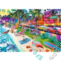 Trefl 600 db-os puzzle - Crazy Shapes - Miami Beach (11132)