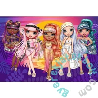 Trefl 70 db-os puzzle táskában - Rainbow High - Glitter effect (53020)