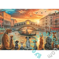 Trefl 4 x 1000 db-os puzzle - Festett városok és kapibarák (94068)