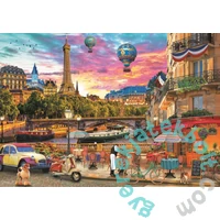 Trefl 4 x 1000 db-os puzzle - Festett városok és kapibarák (94068)