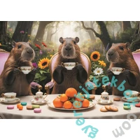 Trefl 4 x 1000 db-os puzzle - Festett városok és kapibarák (94068)