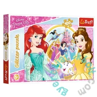 Trefl 100 db-os Csillám puzzle - Disney Princess- Belle és Ariel (14819)