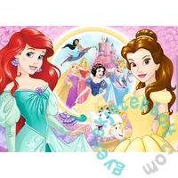 Trefl 100 db-os Csillám puzzle - Disney Princess- Belle és Ariel (14819)