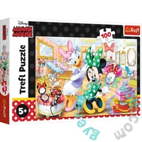 Trefl 100 db-os puzzle - Minnie a szépségszalonban (16387)