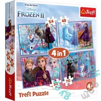 Trefl 4 az 1-ben puzzle (35,48,54,70 db-os) - Jégvarázs 2 (34323)