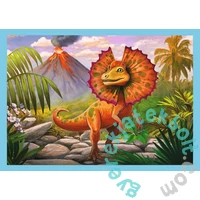 Trefl 4 az 1-ben puzzle (12,15,20,24 db-os) - Csodálatos dinoszauruszok (34609)
