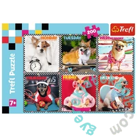 Trefl 200 db-os puzzle - Vicces kutyák (13279)