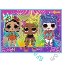 Trefl 4 az 1-ben puzzle (35,48,54,70 db-os) - LOL Surprise - Találkozz a babákkal (34613)