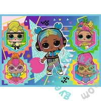 Trefl 4 az 1-ben puzzle (35,48,54,70 db-os) - LOL Surprise - Találkozz a babákkal (34613)