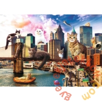 Trefl 1000 db-os puzzle - Funny Cities - Macskák New Yorkban (10595)