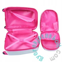 Gurulós gyermekbőrönd + hátizsák szett - Baglyok (BC-S-001)