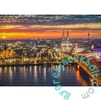 Ulmer 1000 db-os puzzle - Cologne at Dusk (0091)