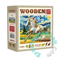 Wooden City 1010 db-os fa puzzle - Vágtázó ló (NB0806-XL)