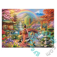 Wooden City 1010 db-os fa puzzle - Japanese Garden (828221)