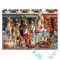 Wooden City 1010 db-os fa puzzle - Dogs About Town (828245)