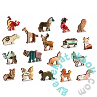 Wooden City 1010 db-os fa puzzle - Royal Cats (828252)