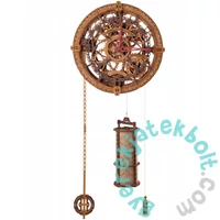 Wooden City WF359 - Industrial Vintage Wall Clock Decoration - Wooden Puzzle