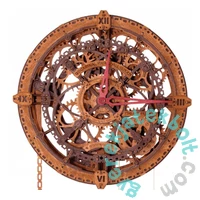 Wooden City WF359 - Industrial Vintage Wall Clock Decoration - Wooden Puzzle