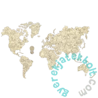 Wooden City WM515 - World Map Animals XL - Wooden Puzzle