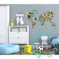 Wooden City WM522 - World Map Animals L - Wooden Puzzle