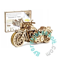 Wooden City WR342 - Cruiser V-Twin Vehicles - Wooden Puzzle