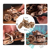 Wooden City WR342 - Cruiser V-Twin Vehicles - Wooden Puzzle