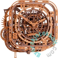 Wooden City WR360 - Gear Globe Wall Clock - Wooden Puzzle
