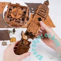 Wooden City WR361 - Escape Puzzle Box Big Ben - Wooden Puzzle