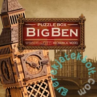 Wooden City WR361 - Escape Puzzle Box Big Ben - Wooden Puzzle