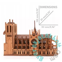 Wooden City WR366 - Notre Dame 3D - Wooden Puzzle