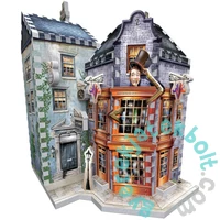 Wrebbit 285 db-os 3D puzzle - Weasley Varázsvicc Bolt és Reggeli Próféta (00511)