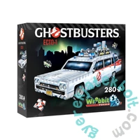 Wrebbit 280 db-os 3D puzzle - Szellemirtók - Ecto 1 autó (00513)