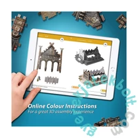 Wrebbit 445 db-os 3D puzzle - A Gyűrűk Ura - Golden Hall - Edoras (01016)