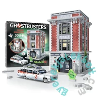 Wrebbit 500 db-os 3D puzzle - Szellemirtók tűzoltó állomása (01018)