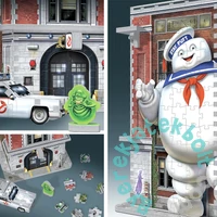 Wrebbit 500 db-os 3D puzzle - Szellemirtók tűzoltó állomása (01018)