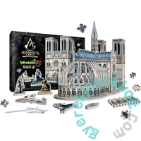 Wrebbit 860 db-os 3D puzzle - Assassin’s Creed Unity - Notre-Dame (02023)