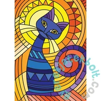 Yazz 1000 db-os puzzle - Geometric Cat (3840)