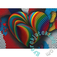 Yazz 1000 db-os puzzle - Rainbow Heart (3824)
