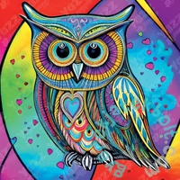 Yazz 1023 db-os puzzle - Boho Owl (3819)