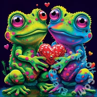 Yazz 1023 db-os puzzle - Frogs In Love (3834)