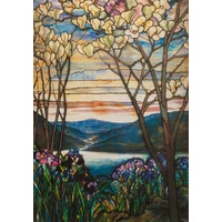 Piatnik 1000 db-os puzzle -Tiffany - Magnolia és Iris (552045)