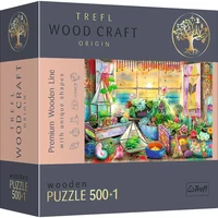 Trefl 501 db-os Wood Craft Prémium Fa Puzzle - Tengerparti ház (20166)