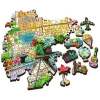 Trefl 501 db-os Wood Craft Prémium Fa Puzzle - Tengerparti ház (20166)