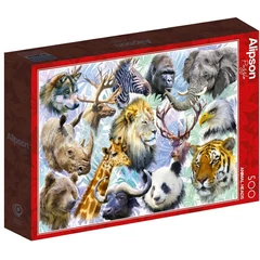 Alipson 500 db-os puzzle - Animal Heads (50009)