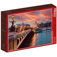 Alipson 1000 db-os puzzle - Pont Alexandre III, Paris (50013)