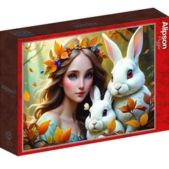 Alipson 500 db-os puzzle - Lady and Bunnies (50129)