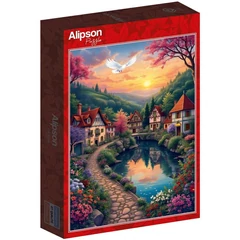 Alipson 500 db-os puzzle - The Village by the Lake (50178)
