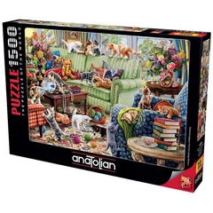 Anatolian 1500 db-os puzzle - Kittens in the Living Room (4575)